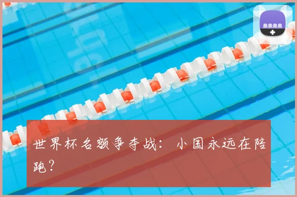 世界杯名额争夺战：小国永远在陪跑？