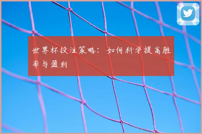 世界杯投注策略：如何科学提高胜率与盈利